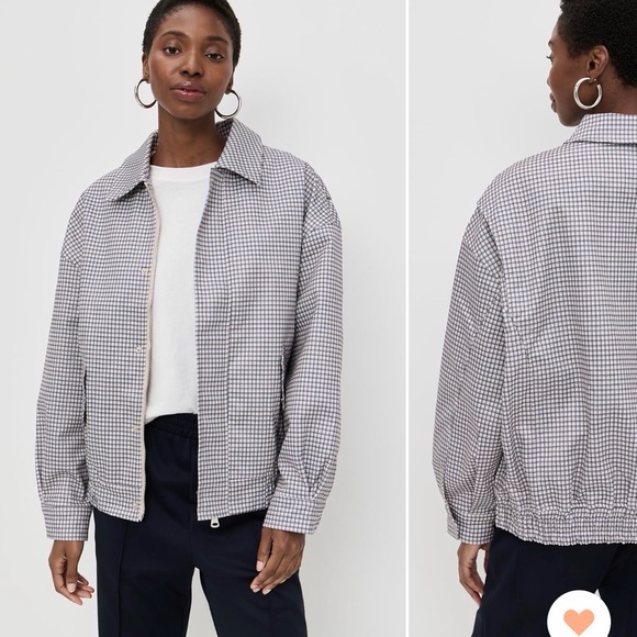 Lioness Kenny Plaid Bomber Jacket Size Small - Picture 2 of 3